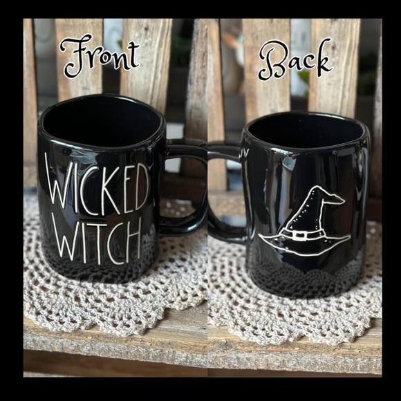 Rae Dunn Wicked Witch Double Sided Mug - Picture 1 of 1